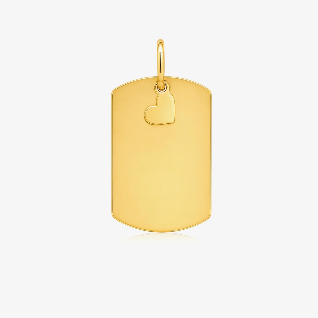 Colgante Rectangular Corazón