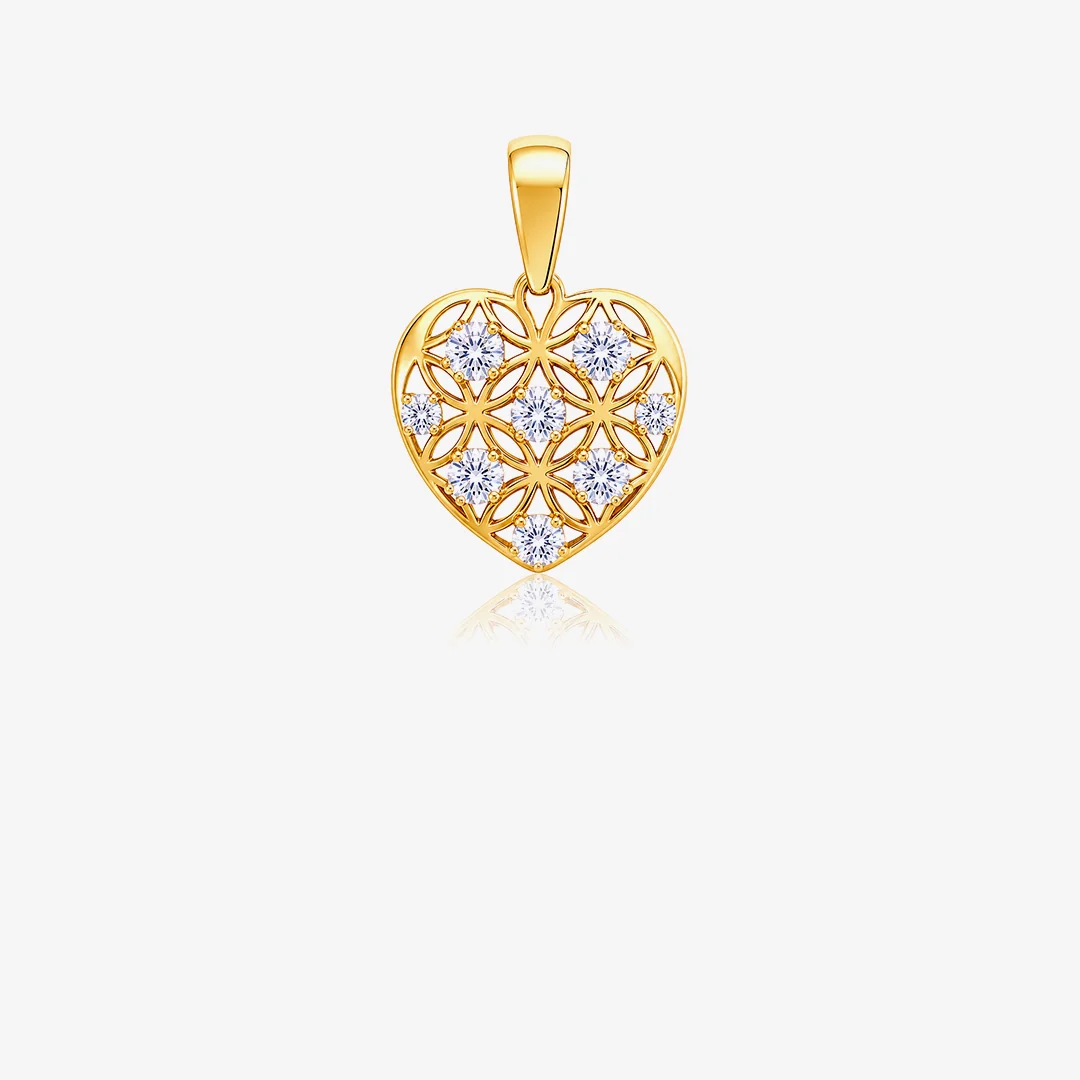 Colgante Corazón Circonitas