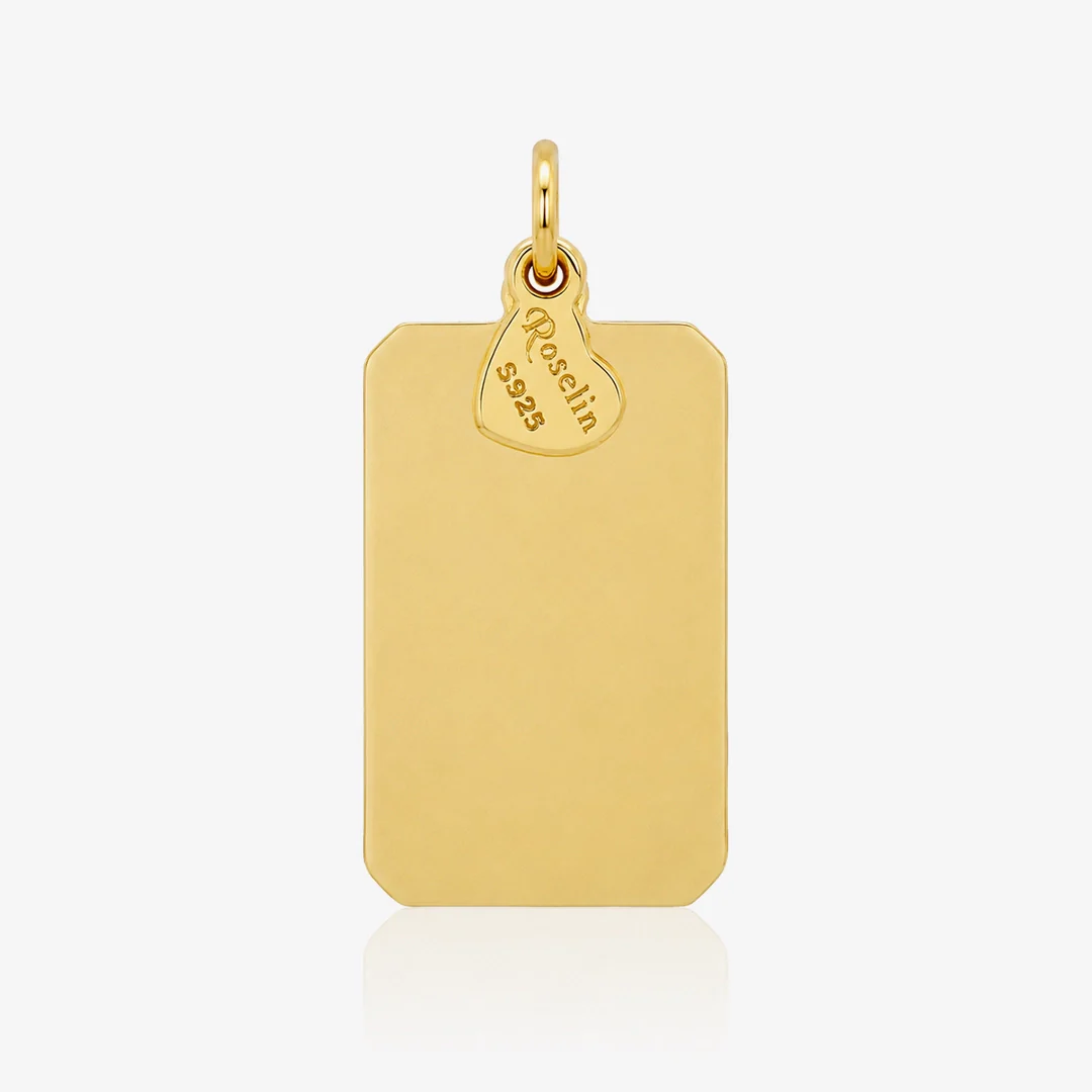 Colgante Rectangular Corazón - Image 2