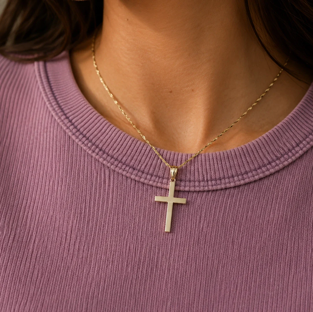 Cruz Lisa Cuadrada - Image 2