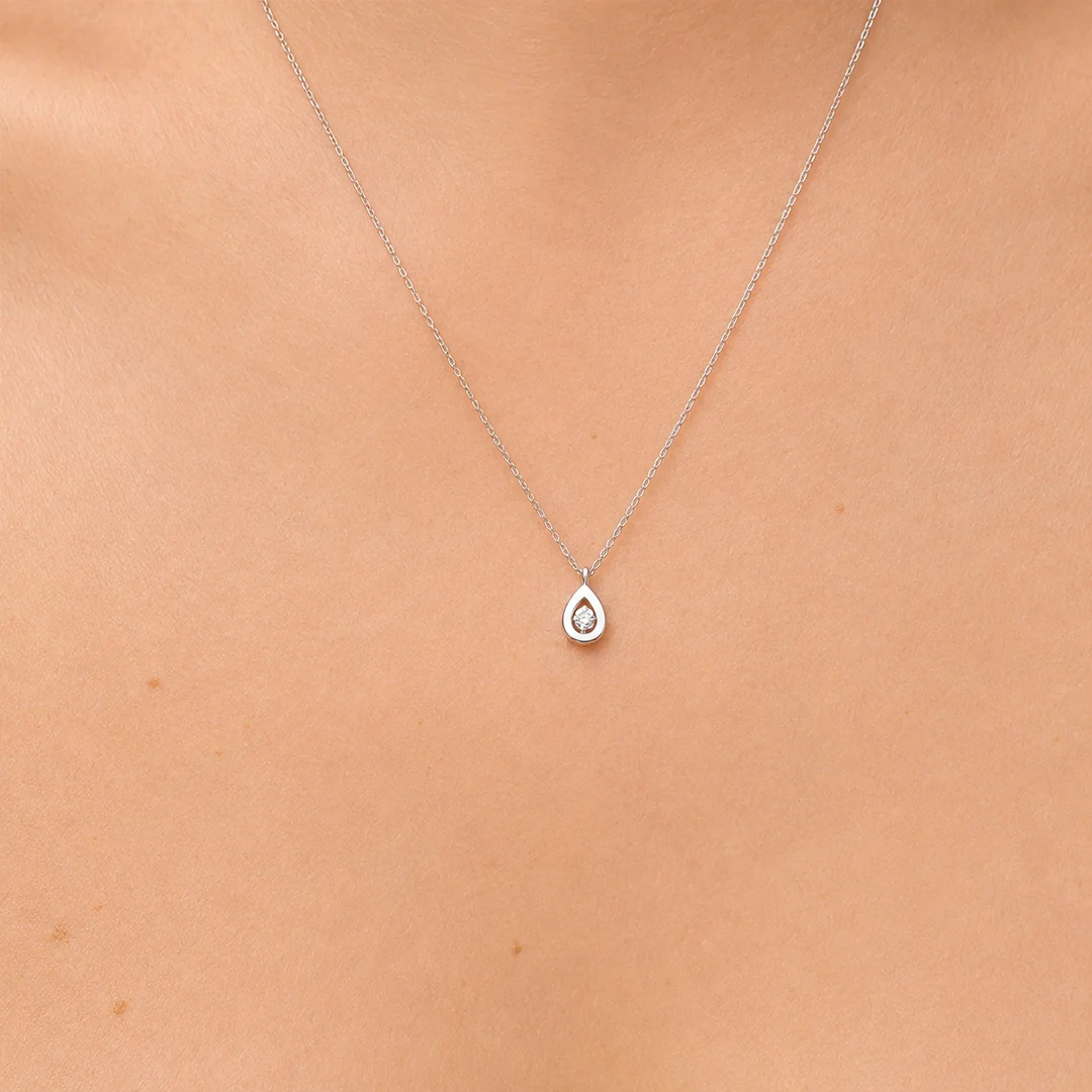 Collar Diamante Lagrima - Image 2