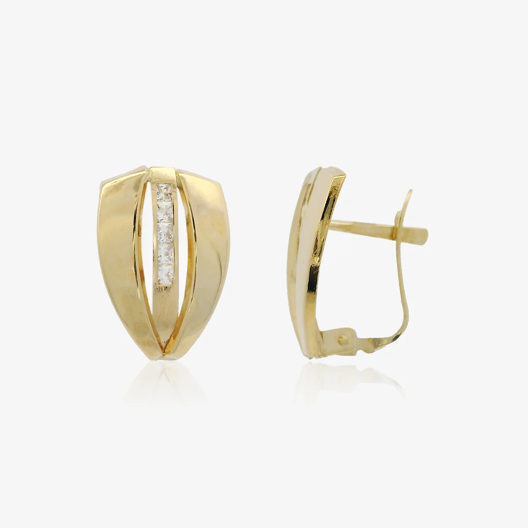 Pendientes Ballestilla Bandas - Image 2