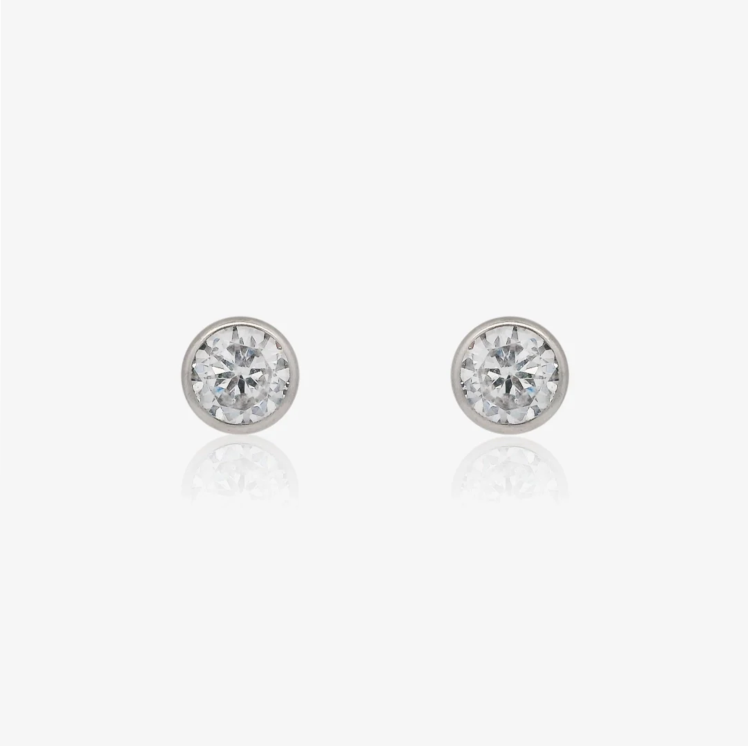 Pendientes CHATON 4 MM