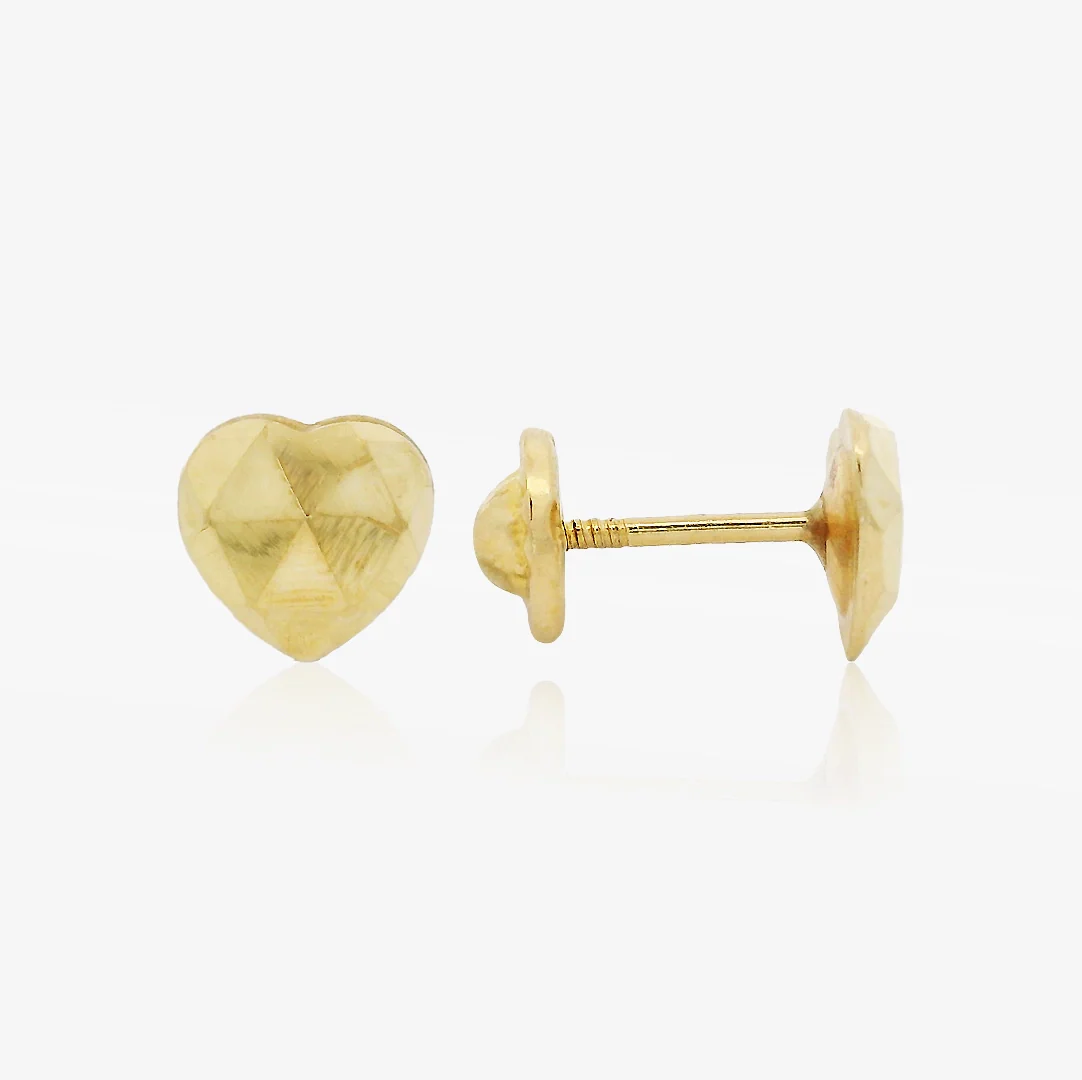 Pendientes Corazon Tallado - Image 2