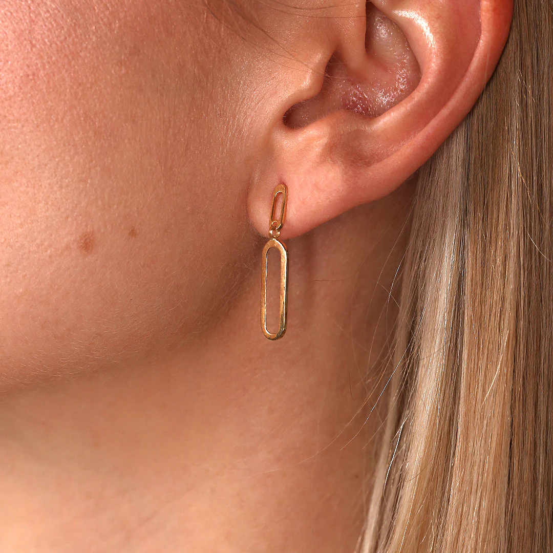 Pendientes Doble Rectángulo - Image 2