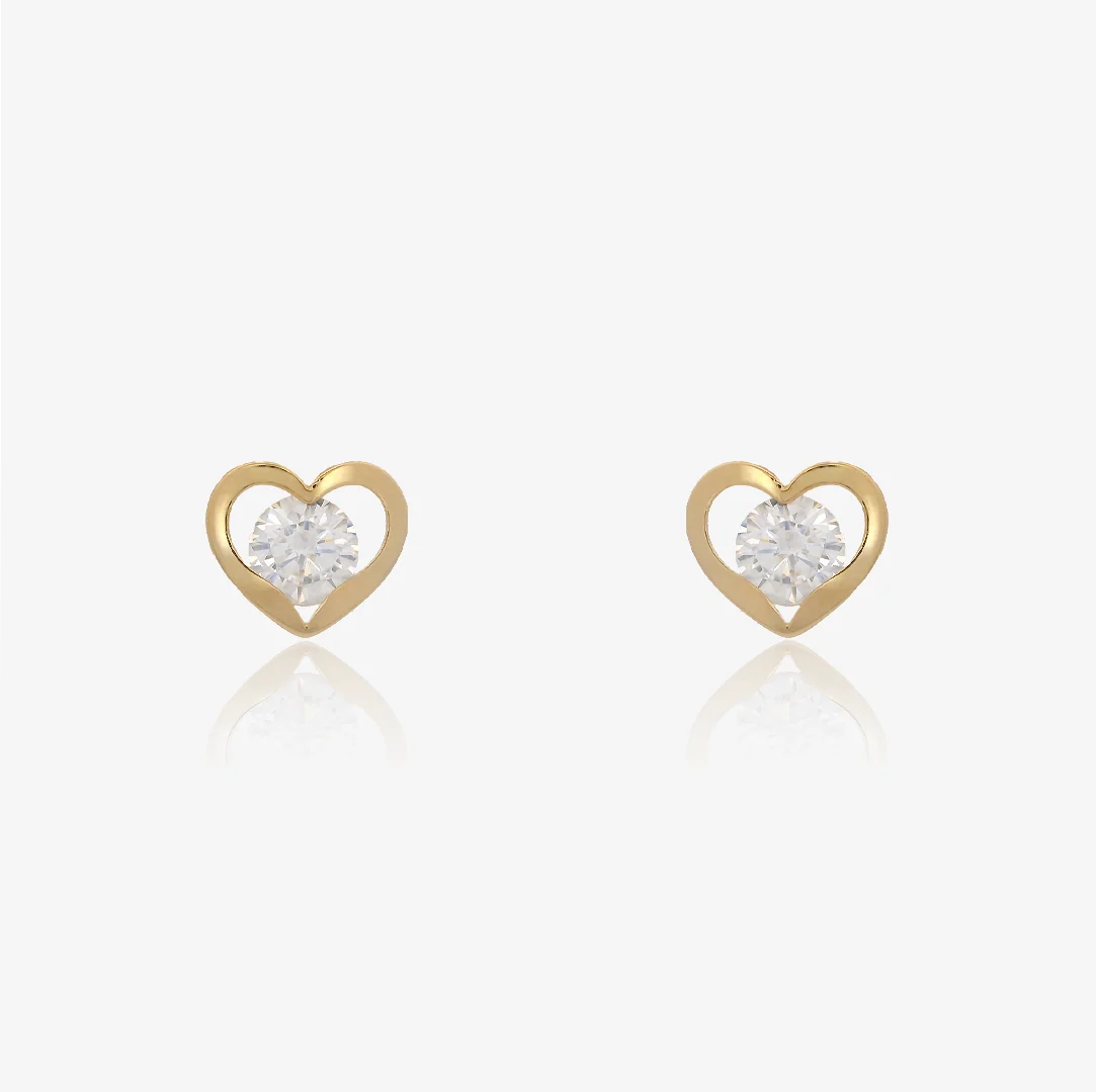 Pendientes Piedras Corazón