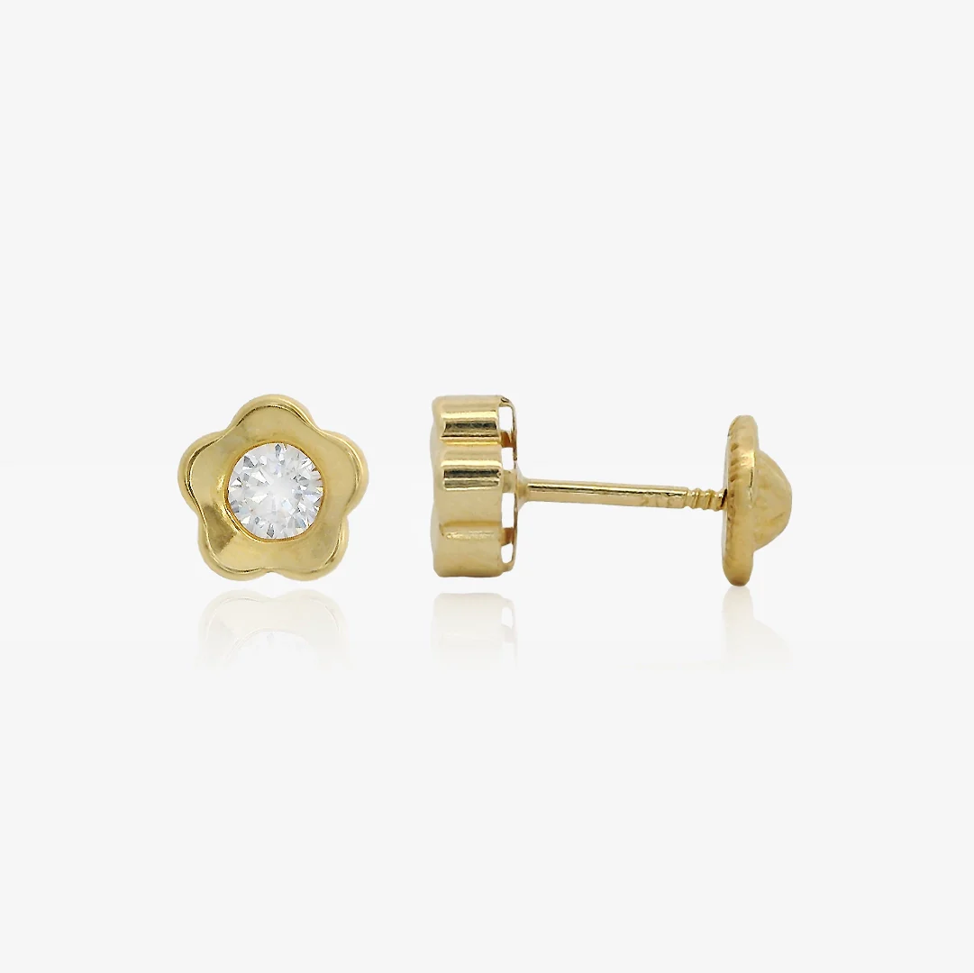 Pendientes Piedras Flor - Image 2