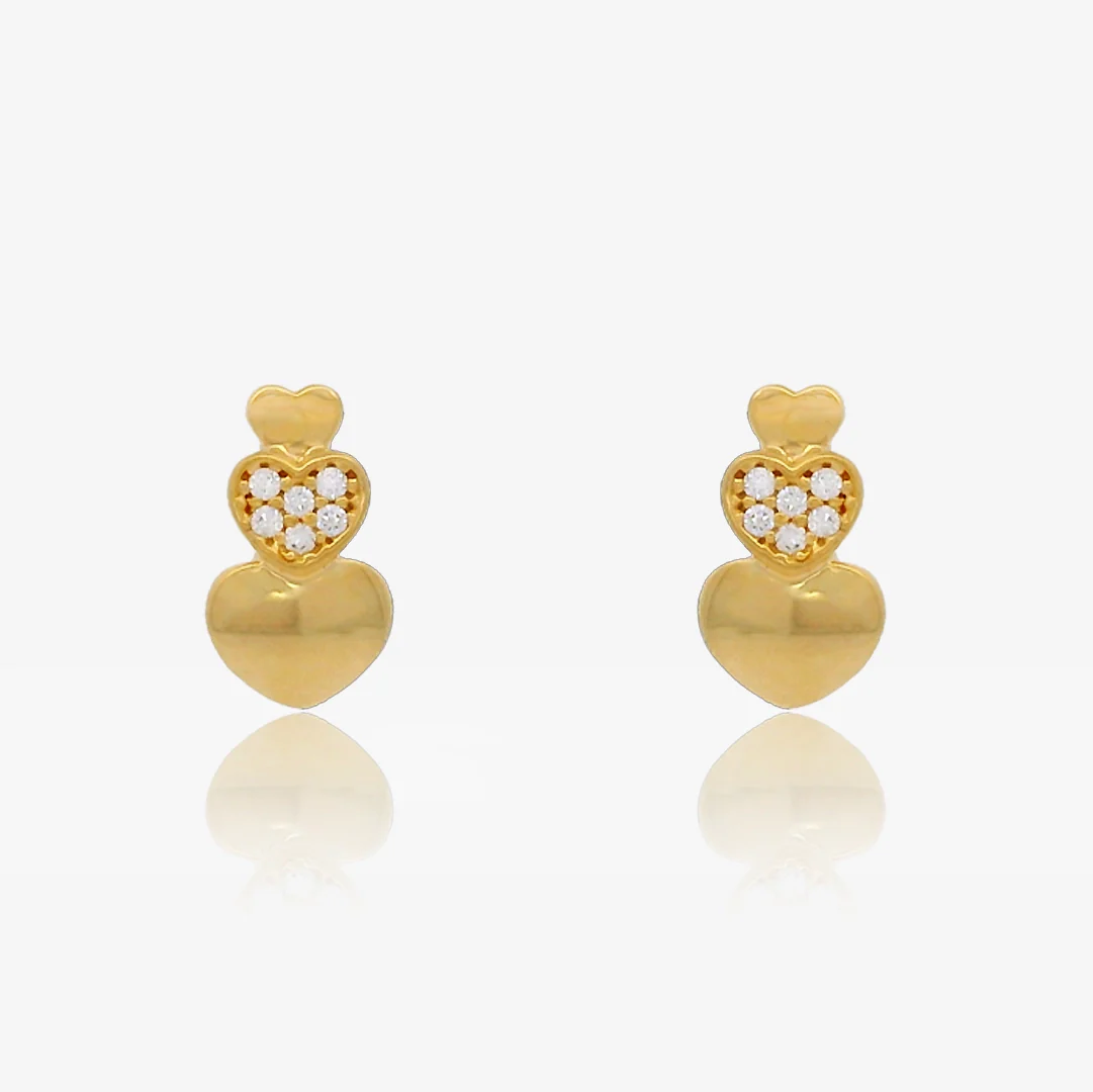 Pendientes Triple Corazon